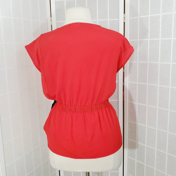 Pleione Career Side Tie Ribbon Blouse Size: Medium - Picture 5 of 7